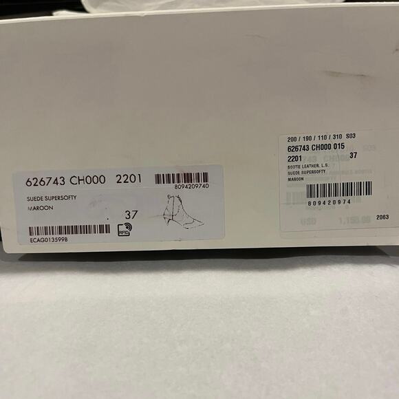 Gucci Quebec Leather Booties Maroon - Picture 11 of 12